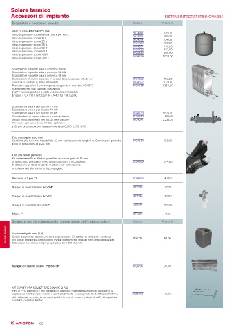 Page 88 - ARISTON - LISTINO 05-2022