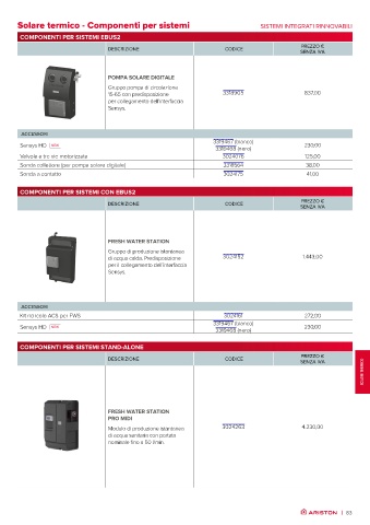 Ariston 3024152 FWS Gruppo di produzione istantanea di acqua calda  sanitaria